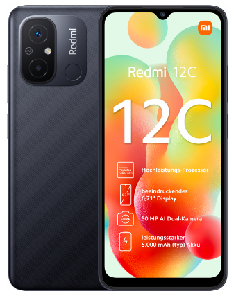 Смартфон Xiaomi Redmi 12C 6/128GB Graphite Gray (no NFC) (Global Version)