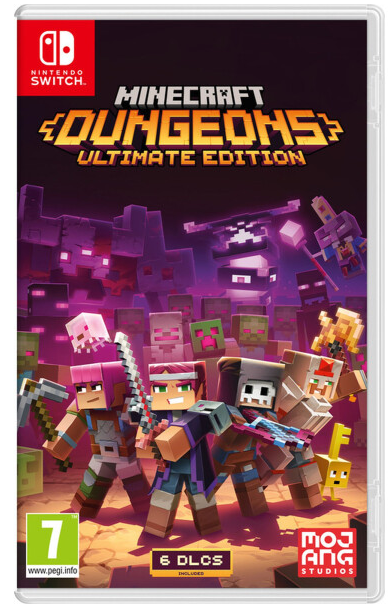 Диск GamesSoftware Switch Minecraft Dungeons Ultimate Edition, картридж