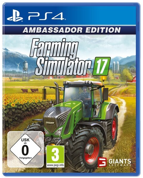 Диск GamesSoftware PS4 Farming Simulator 17 Ambassador Edition, BD диск