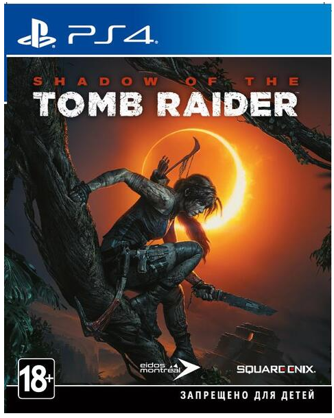 Диск Sony Shadow of the Tomb Raider Standard Edition, BD диск