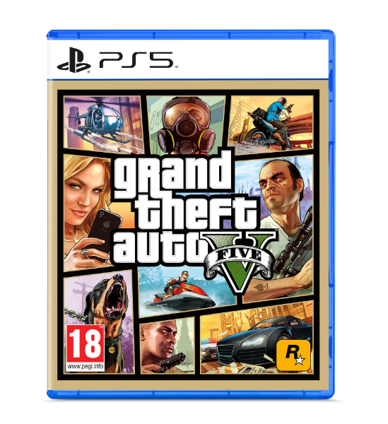 Диск GamesSoftware PS5 Grand Theft Auto V, BD диск