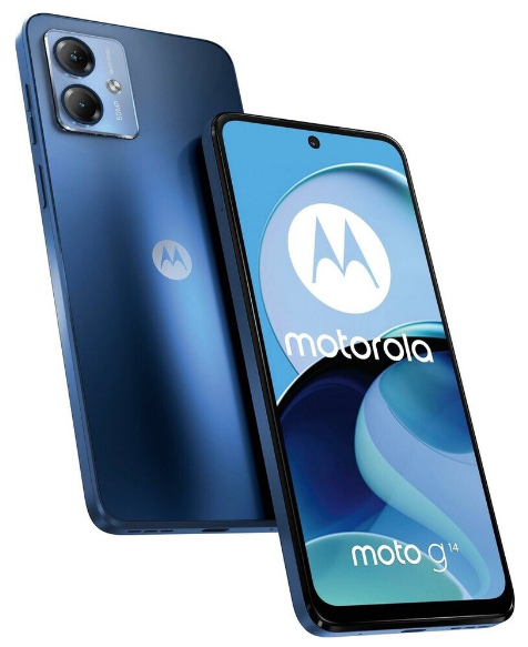 Смартфон Motorola G14 4/128GB Dual Sim Sky Blue (PAYF0027RS) фото №5