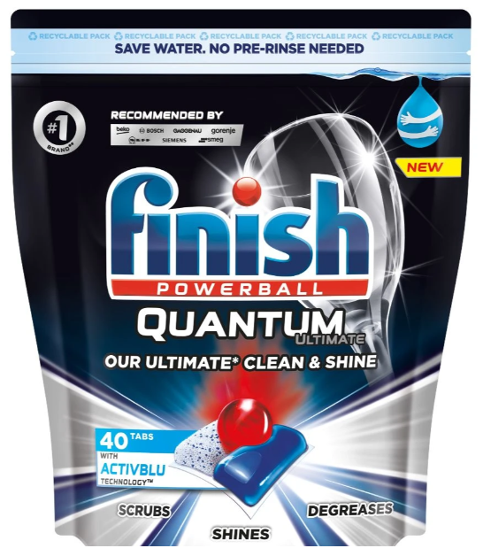 Таблетки для посудомийної машини Finish Quantum Ultimate 40 шт (5900627090307)