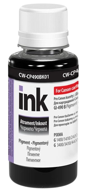 Чернила для принтера Colorway Canon GI-490 PIXMA G1400/G2400/G3400 100мл (Pigment) Black