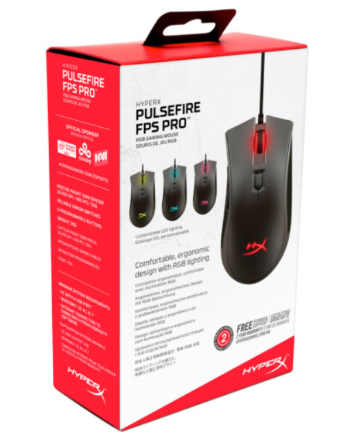Комп'ютерна миша HyperX Pulsefire FPS Pro RGB Gaming (4P4F7AA) фото №8