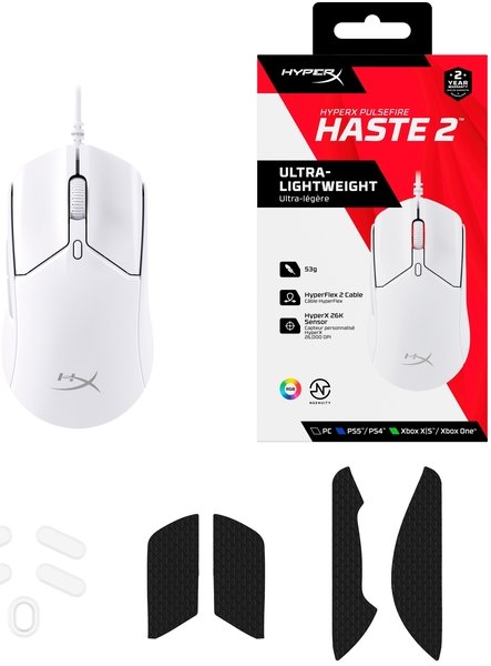 Комп'ютерна миша HyperX Pulsefire Haste 2 USB (6N0A8AA) фото №8