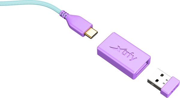 Компьютерная мыш Xtrfy M8, WL/USB-A, RGB (M8W-RGB-MINT) фото №8