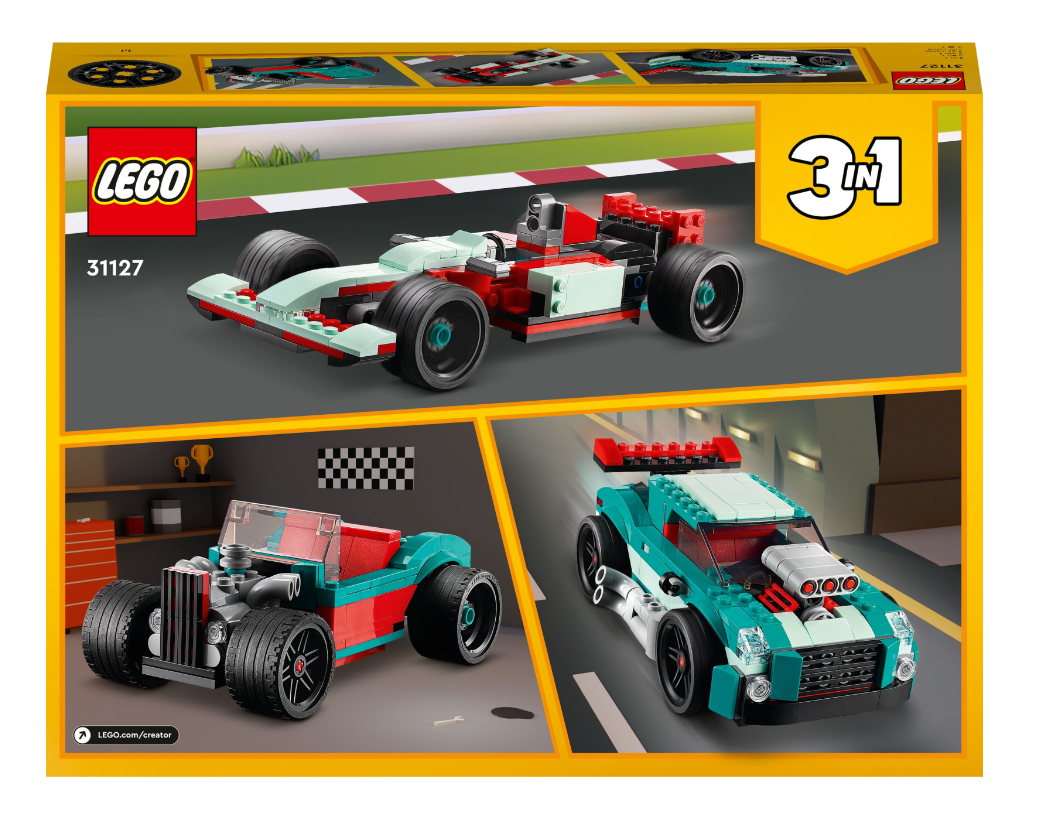 Конструктор Lego Creator Авто для вуличних перегонів фото №3
