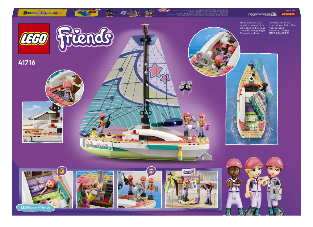 Конструктор Lego Friends Пригоди Стефані на вітрильному човні фото №4