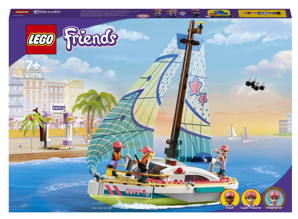 Конструктор Lego Friends Пригоди Стефані на вітрильному човні