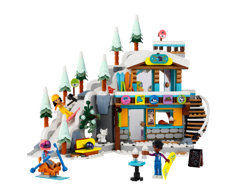 Конструктор Lego Friends Святкова гірськолижна траса й кафе фото №3