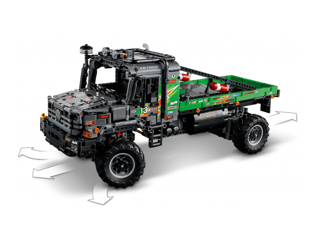 Конструктор Lego Technic Повнопривідна вантажівка для випробувань Mercedes-Benz Zetros фото №6