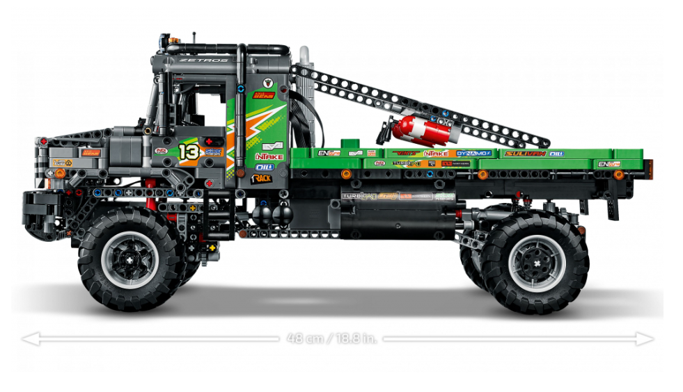 Конструктор Lego Technic Повнопривідна вантажівка для випробувань Mercedes-Benz Zetros фото №4