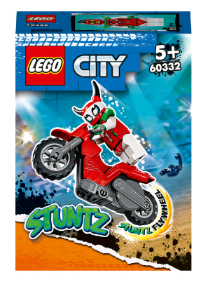 Конструктор Lego City Stuntz Каскадерський мотоцикл Авантюрного скорпіона?