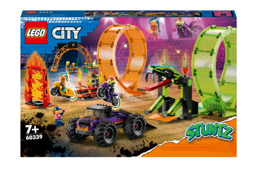 Конструктор Lego City Stuntz Подвійна петля каскадерської арени