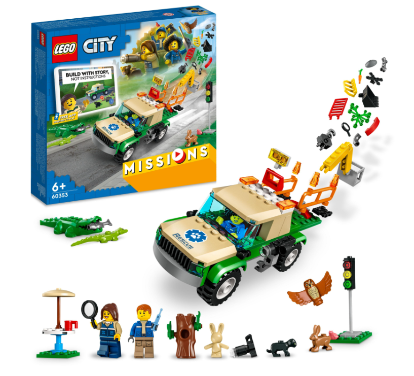 Конструктор Lego City Missions Місії порятунку диких тварин фото №3