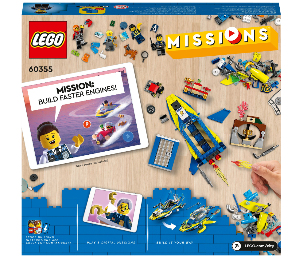 Конструктор Lego City Missions Детективні місії водної поліції фото №4