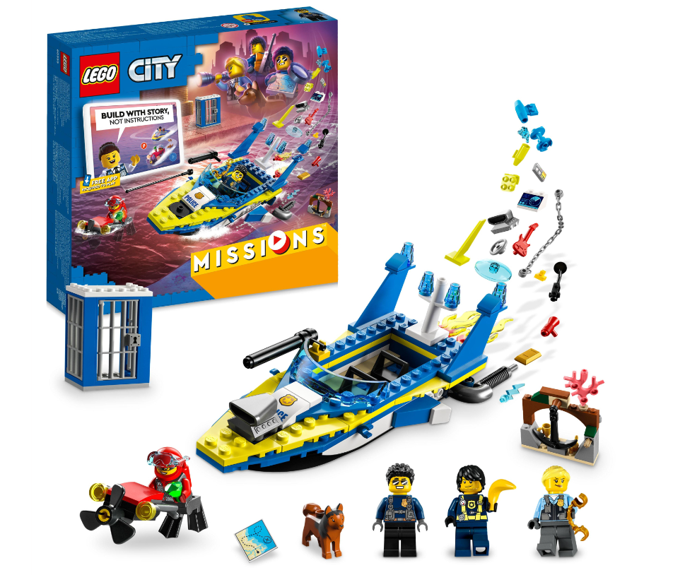 Конструктор Lego City Missions Детективні місії водної поліції фото №3