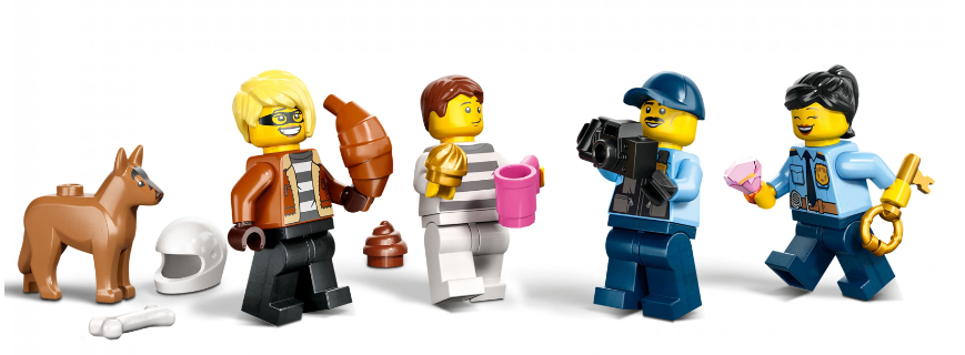 Конструктор Lego City Переслідування на поліцейській дільниці фото №6