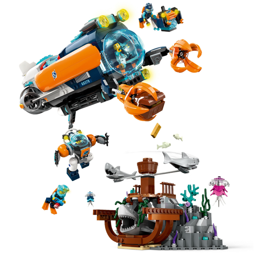 Конструктор Lego City Глибоководний дослідницький підводний човен фото №6