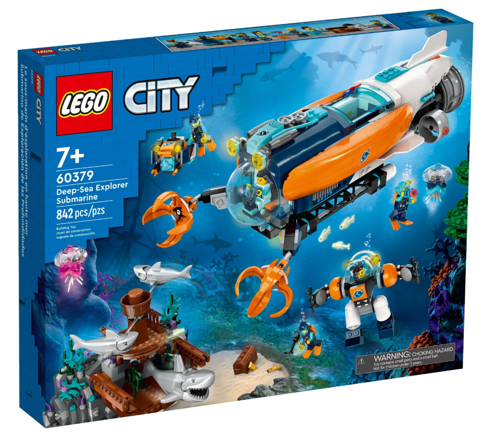 Конструктор Lego City Глибоководний дослідницький підводний човен