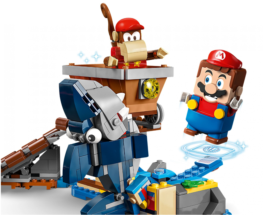 Конструктор Lego Super Mario Поїздка у вагонетці Дідді Конґа. Додатковий набір фото №5