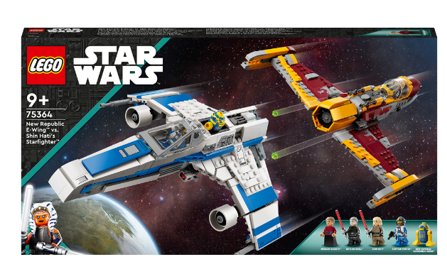 Конструктор Lego Star Wars™ Винищувач Нової Республіки «E-Wing» проти Зоряного винищувача Шин Хаті