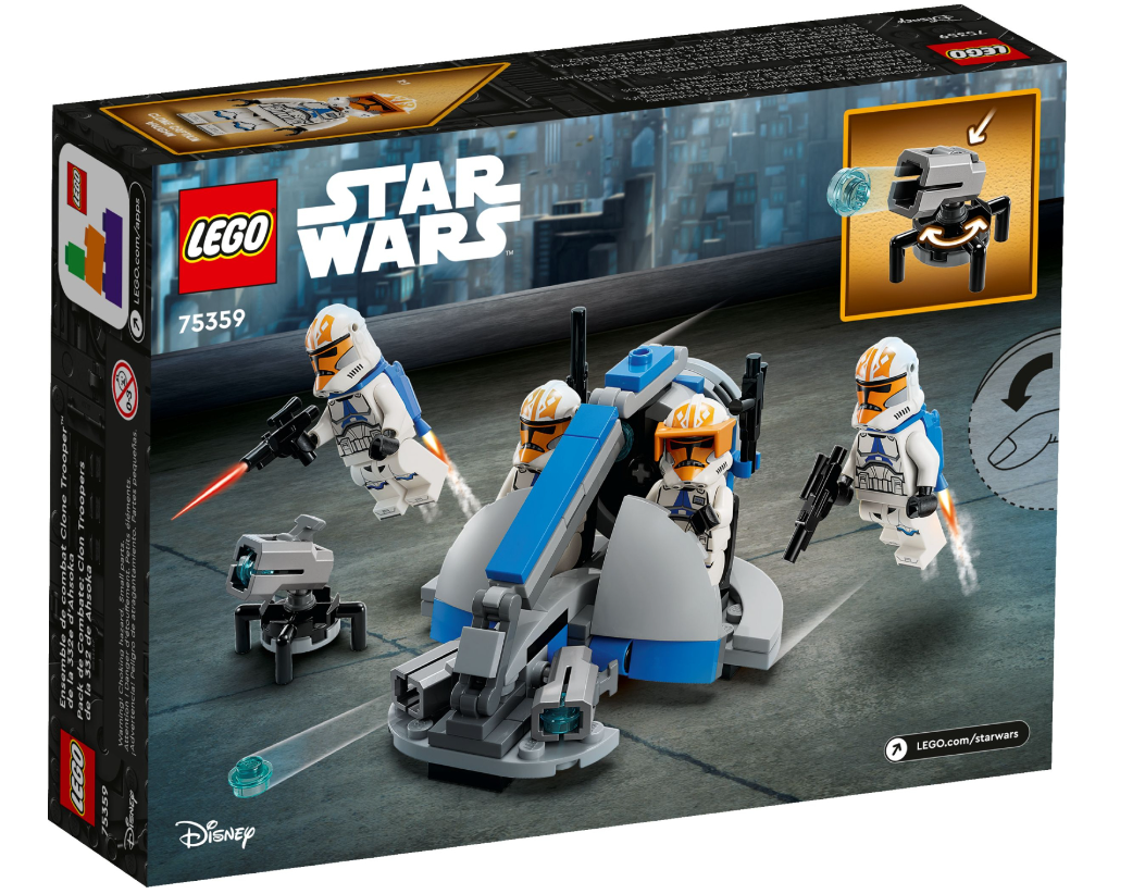 Конструктор Lego Star Wars™ Клони-піхотинці Асоки 332-го батальйону. Бойовий набір фото №6