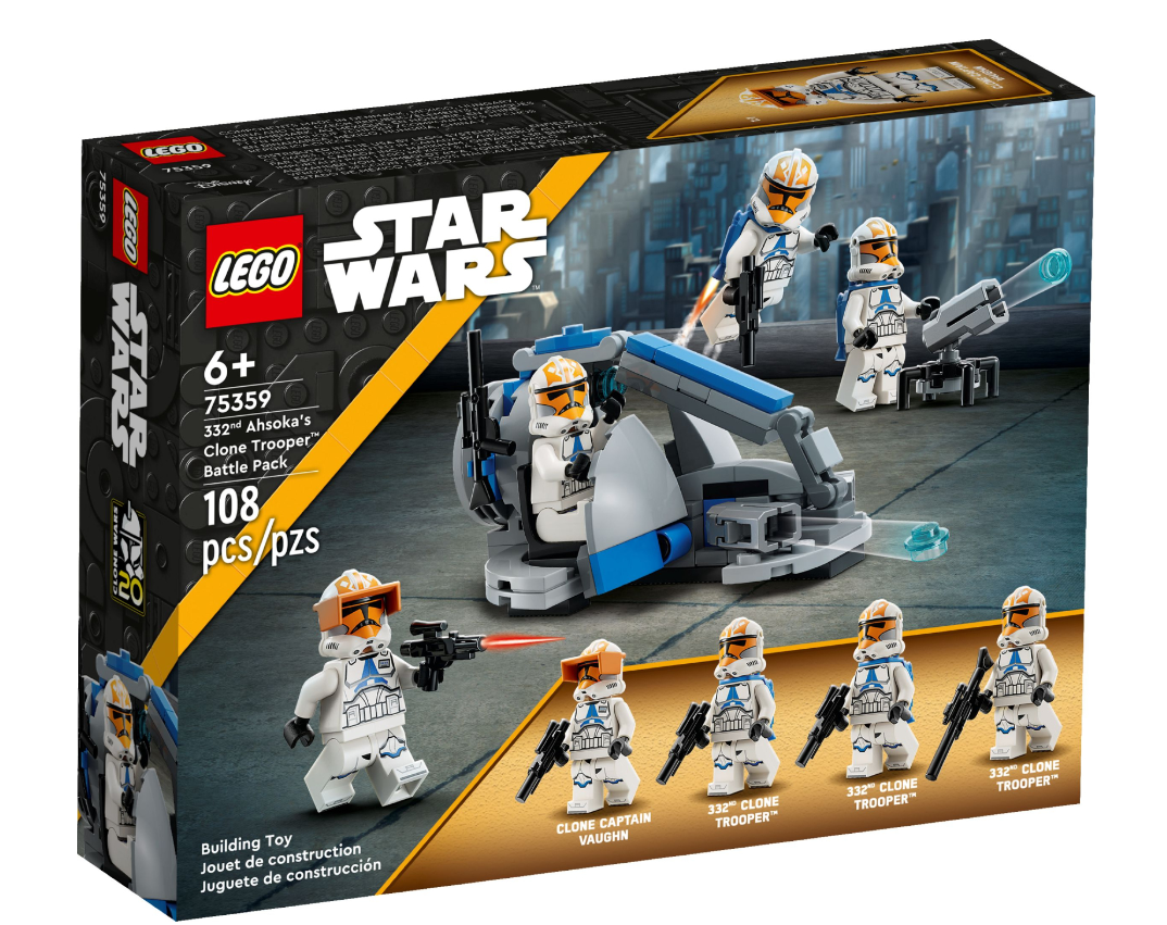Конструктор Lego Star Wars™ Клони-піхотинці Асоки 332-го батальйону. Бойовий набір
