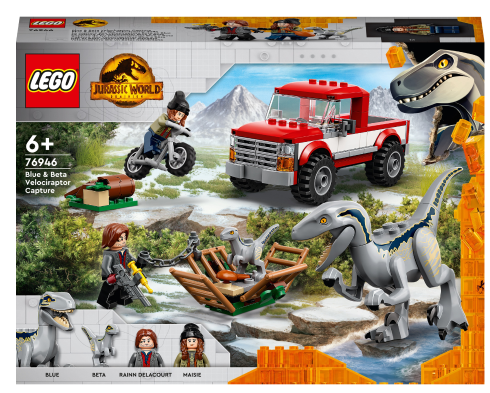 Конструктор Lego Jurassic World Блу та впіймання бета-велоцираптора