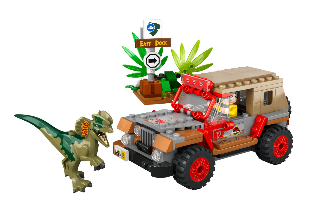 Конструктор Lego Jurassic Park Засідка дилофозавра фото №4
