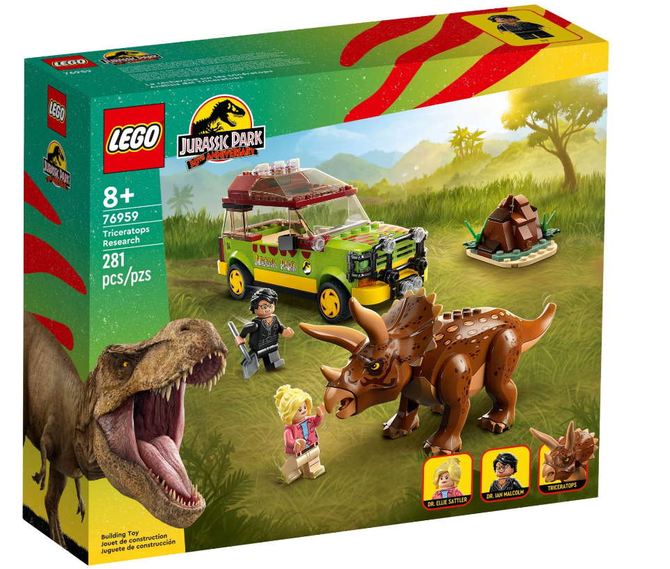 Конструктор Lego Jurassic Park Дослідження трицератопсів