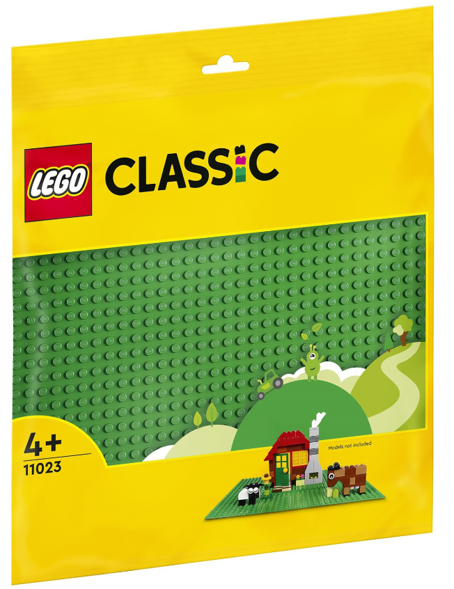 Конструктор Lego Classic Базова пластина зеленого кольору фото №2