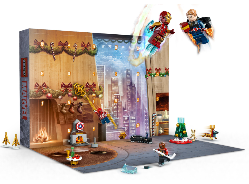 Конструктор Lego Новорічний календар  Marvel «Месники» фото №3