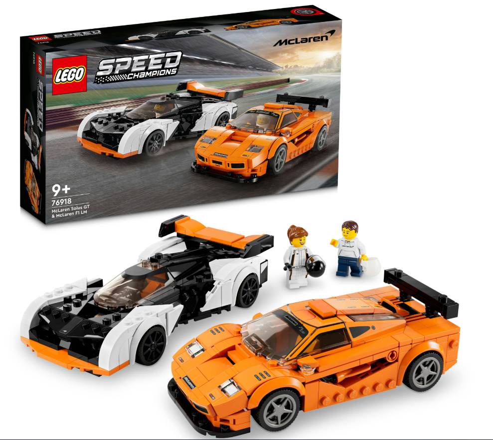 Конструктор Lego Speed Champions McLaren Solus GT і McLaren F1 LM фото №3