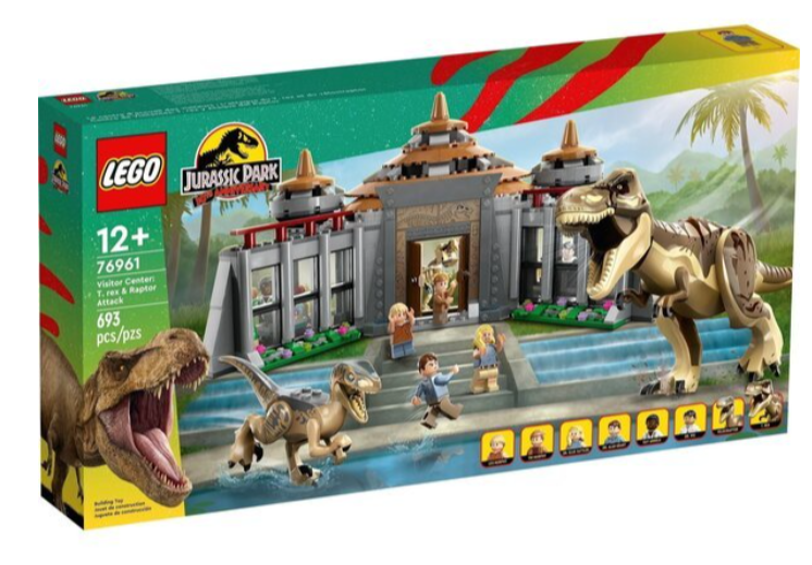 Конструктор Lego Jurassic Park Центр відвідувачів: Атака тиранозавра й раптора фото №6