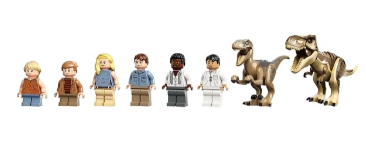Конструктор Lego Jurassic Park Центр відвідувачів: Атака тиранозавра й раптора фото №5