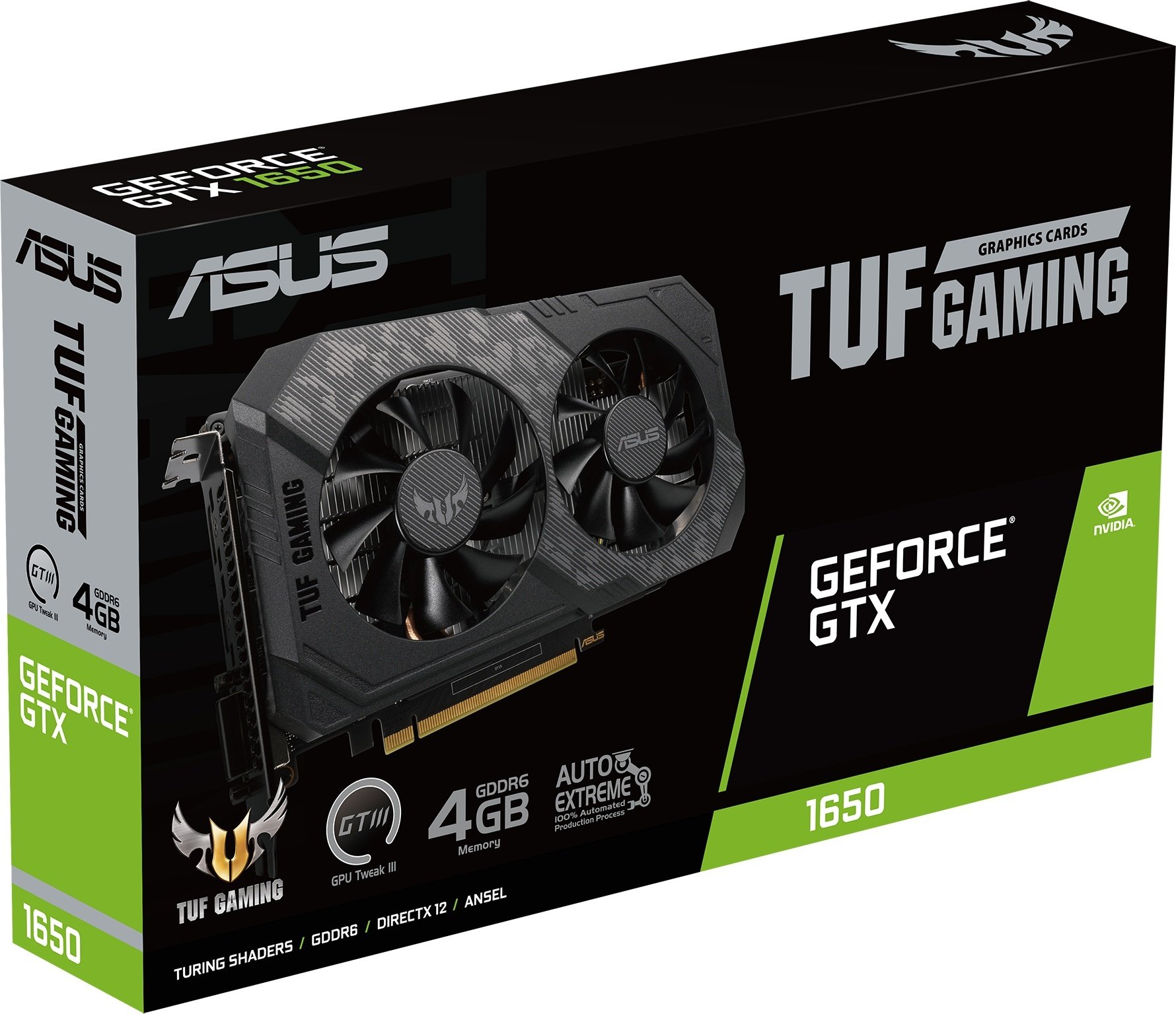 Відеокарта Asus GeForce GTX 1650 4GB GDDR6 TUF GAMING TUF-GTX1650-4GD6-P-V2-GAMING фото №4