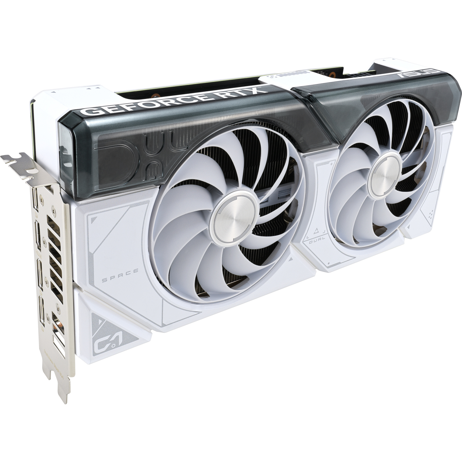 Відеокарта Asus GeForce RTX 4070 12GB GDDR6X DUAL-RTX4070-O12G-WHITE білий фото №6