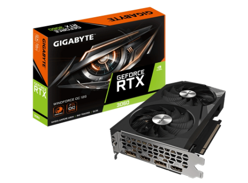 Відеокарта GigaByte GeForce RTX 3060 12GB GDDR6 WINDFORCE OC