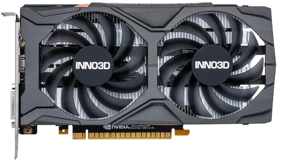 Відеокарта INNO3D GeForce GTX 1650 4GB GDDR6 Twin X2 OC
