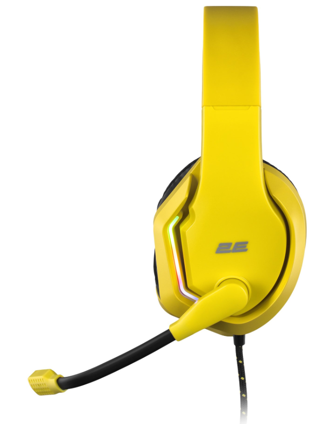 Навушники 2E GAMING HG315 RGB USB 7.1 Yellow фото №4