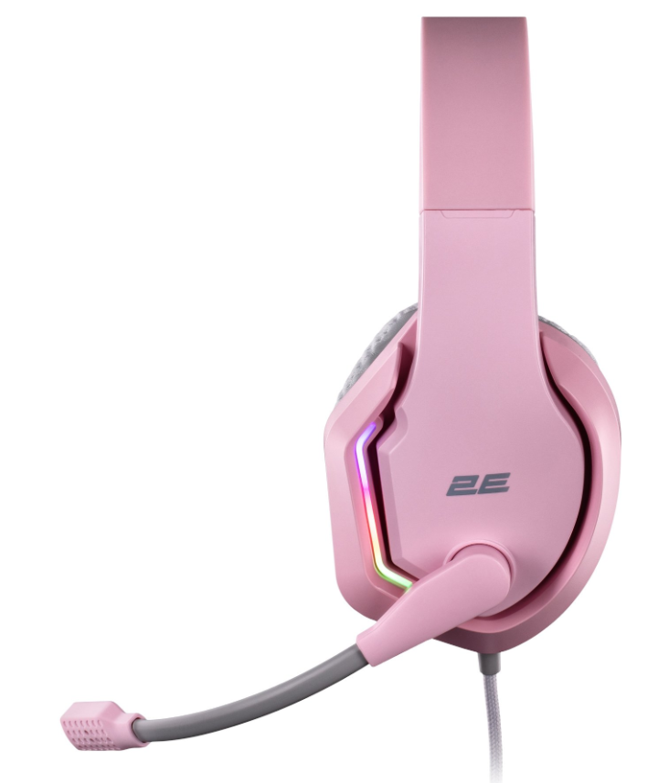 Навушники 2E GAMING HG315 RGB USB 7.1 Pink фото №5