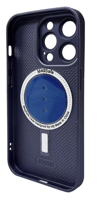 Чехол для телефона AG Glass Matt Frame Color MagSafe Logo for Apple iPhone 14 Pro Deep Purple фото №2