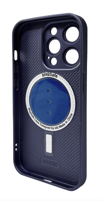 Чехол для телефона AG Glass Matt Frame Color MagSafe Logo for Apple iPhone 14 Pro Max Deep Purple фото №2