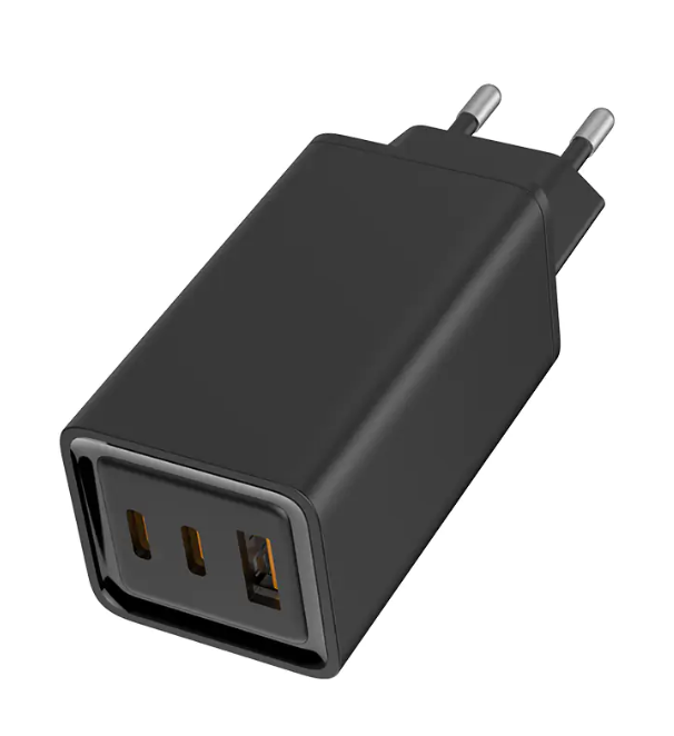 СЗУ Colorway GaN3 Pro Power Delivery (USB-A   2 USB TYPE-C) (65W) чорне фото №2