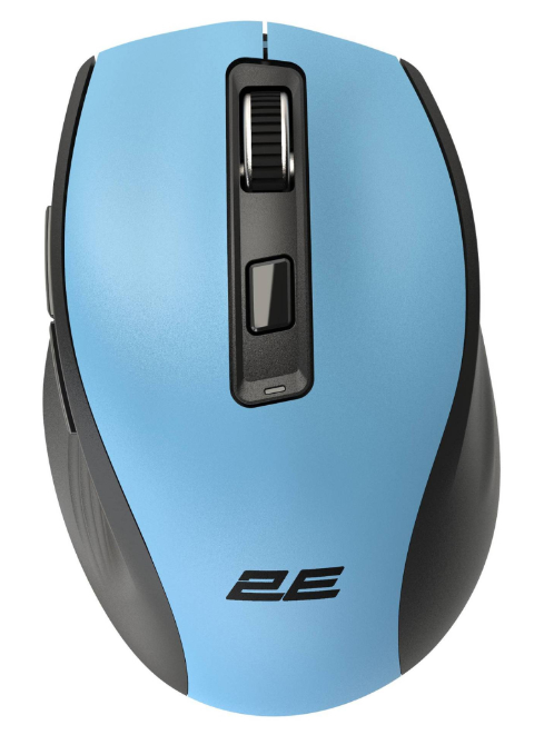 Комп'ютерна миша 2E MF250 Silent, WL, синій (2E-MF250WBL)