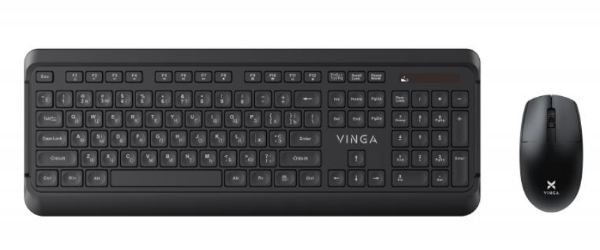 Клавіатура   мишка Vinga KBSW-110 Black