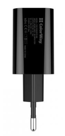 МЗП Colorway Power Delivery Port USB Type-C (20W) V2 чорне фото №4