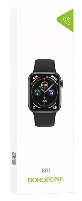 Смарт-годинник Borofone BD1 smart sports watch(call version) Bright Black фото №2